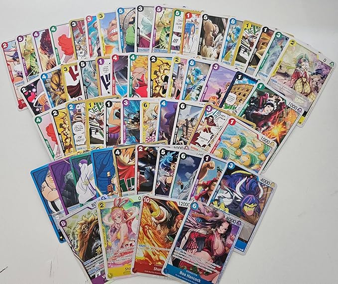One Piece TCG: 100 Tarjetas auténticas, 1 SR, 6 Raras Incluidas, 3 líder Incluido