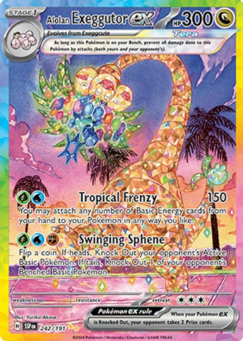 Alolan Exeggutor ex - 242/191 - SV08: Surging Sparks (SV08)